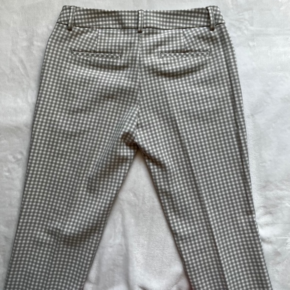 EXPRESS Columnist Gray & White Gingham Dress Pants Size 2R - Picture 5 of 8